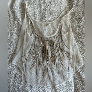 Hollister sequin see through tank